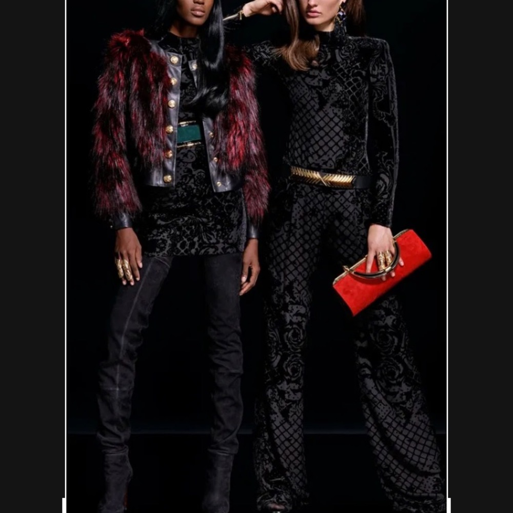 *SOLD SOLD* Authentic Balmain x H&M Velvet Pants